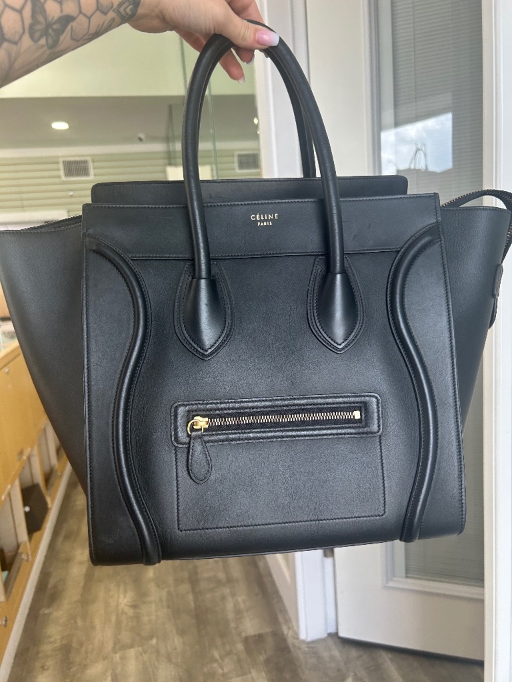 Pre Owned Celine Luggage tote